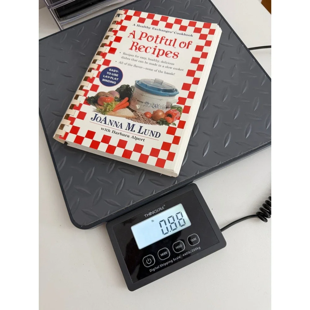 A Potful of Recipes Healthy Exchanges Cookbook JoAnna M Lund Slow Cooker Spiral